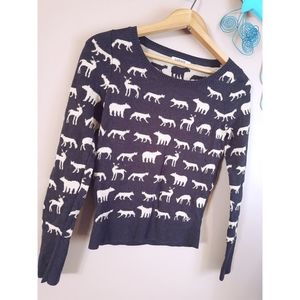 ✨3/$15 Garage | Cozy Animal Print Sweater